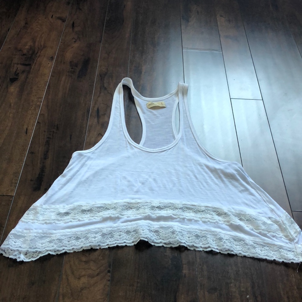 White crop tank